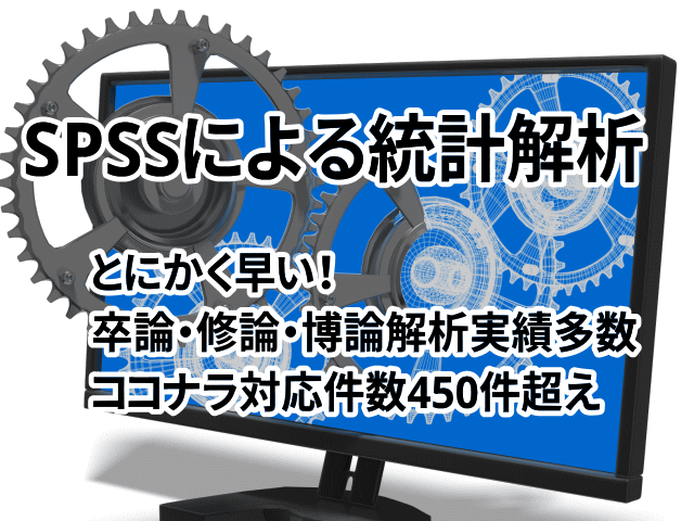 SPSSで統計解析のお手伝いします 医療者・研究初心者看護研究など統計解析にお困りの方にお勧め イメージ10