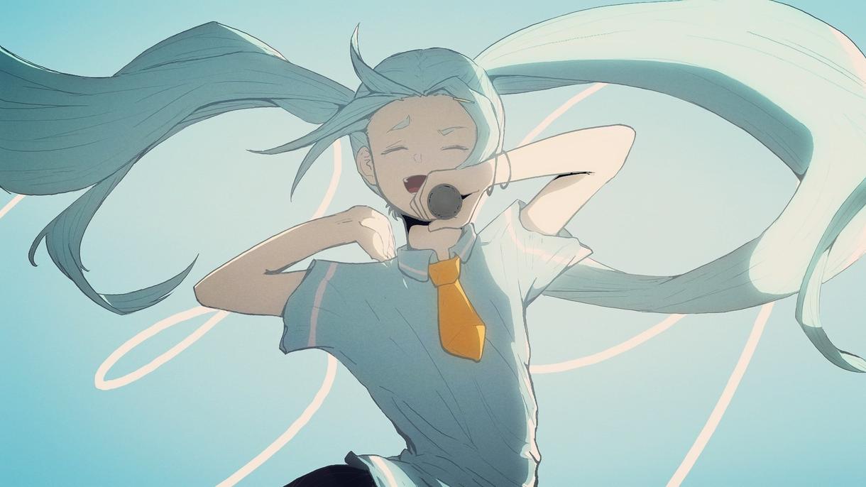 歌ってみたに使えるイラスト描きます 最短1日で描き終わります!速くていいね