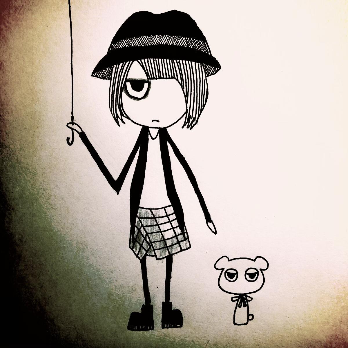 ゴシックで可愛いイラスト制作致します ゴシックで可愛いイラスト───。