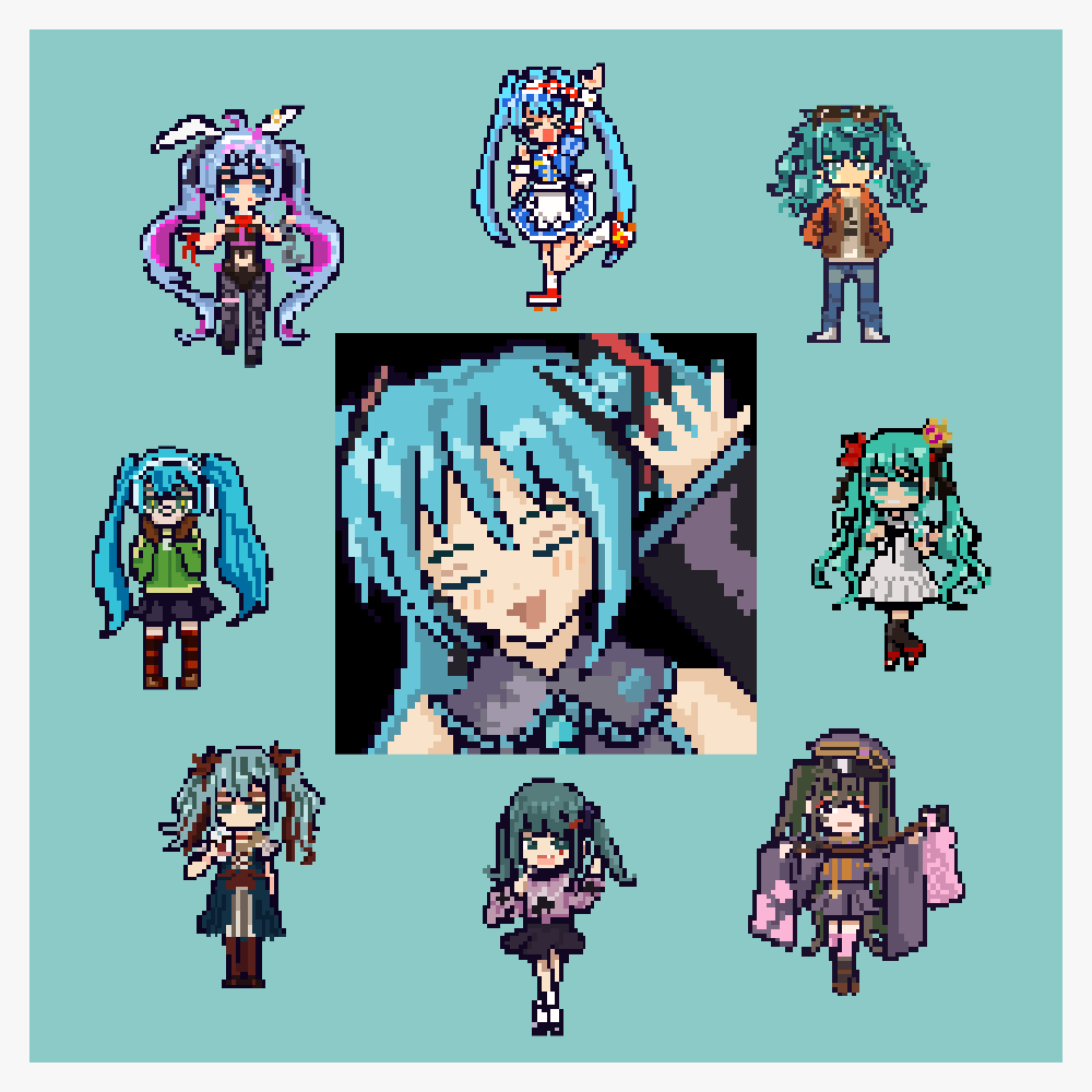ドット絵で可愛いPOPな物作ります ポップでかわいいキャラクターやアニメーションを制作します イメージ6