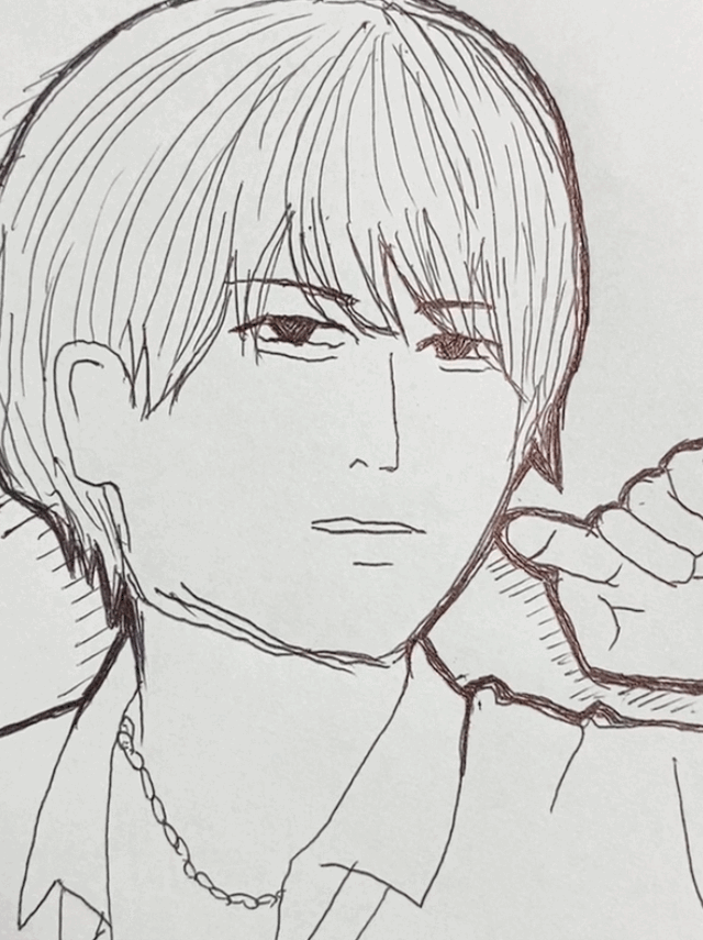 似顔絵、かわいい絵を描きます 作成はハガキまたは紙で作成します。 イメージ4