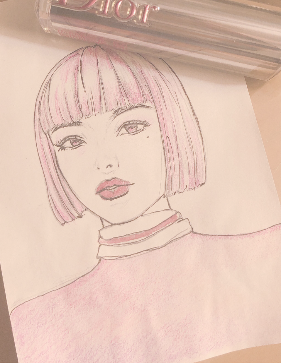 お洒落シンプルな、色気のある似顔絵イラスト描きます 綺麗でシンプルなイラスト、描きます!