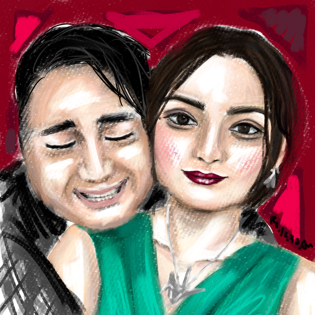 あるようで無かった油絵風のデジタル絵を描きます 誇張せず平たい塗りでもない油絵風の色の重ね方で味のある絵♪