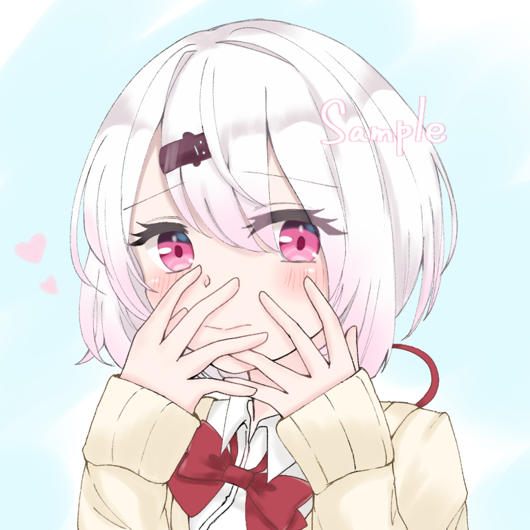 Snsアイコン 宣伝イラスト描きます キャラを引き立てるシンプルな絵ですが手は一切抜きません アイコン作成 ココナラ