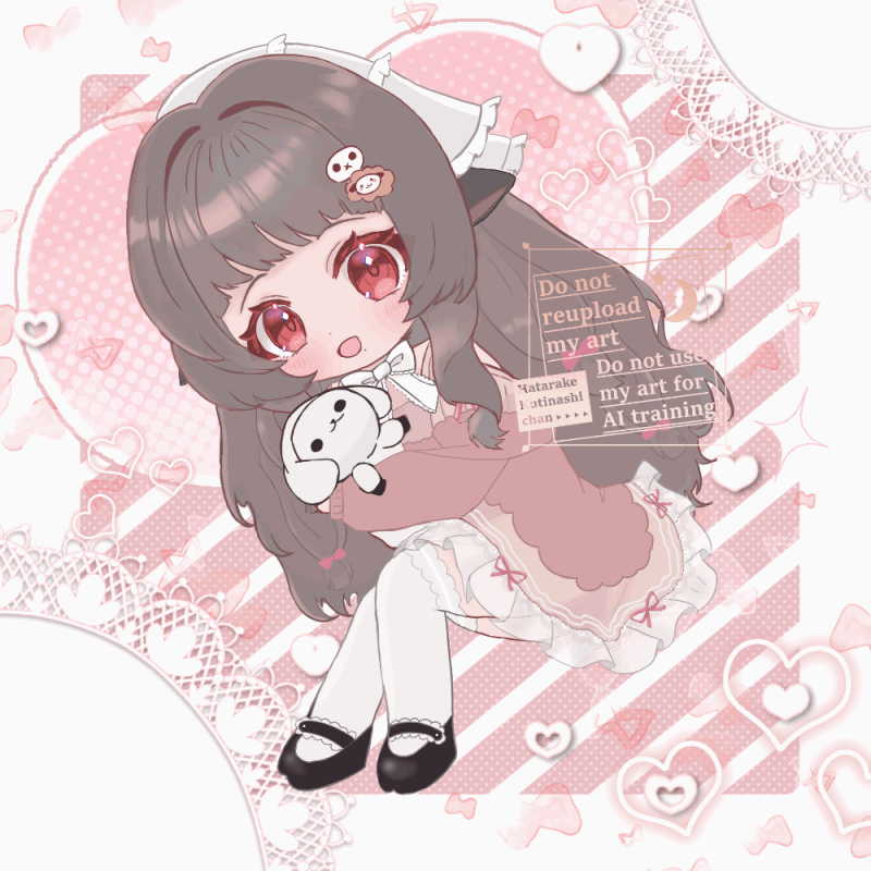 商用利用無料♢可愛いミニキャラ制作します キラキラな瞳が好きな方におすすめです！配信やグッズにも◎ イメージ5