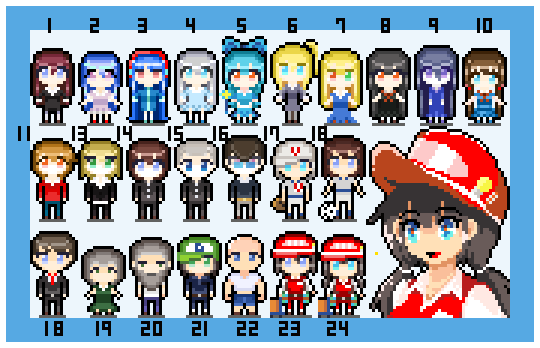 ゲームやアイコンに！キャラクタードット絵を書きます ゲームを作りたい人やクリエティブなあなたへ！gifアニメ対応 イメージ4