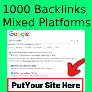 オールインワンでSEO被リンクを獲得します 多様なIPやプラットフォームから1,000のバックリンク イメージ1