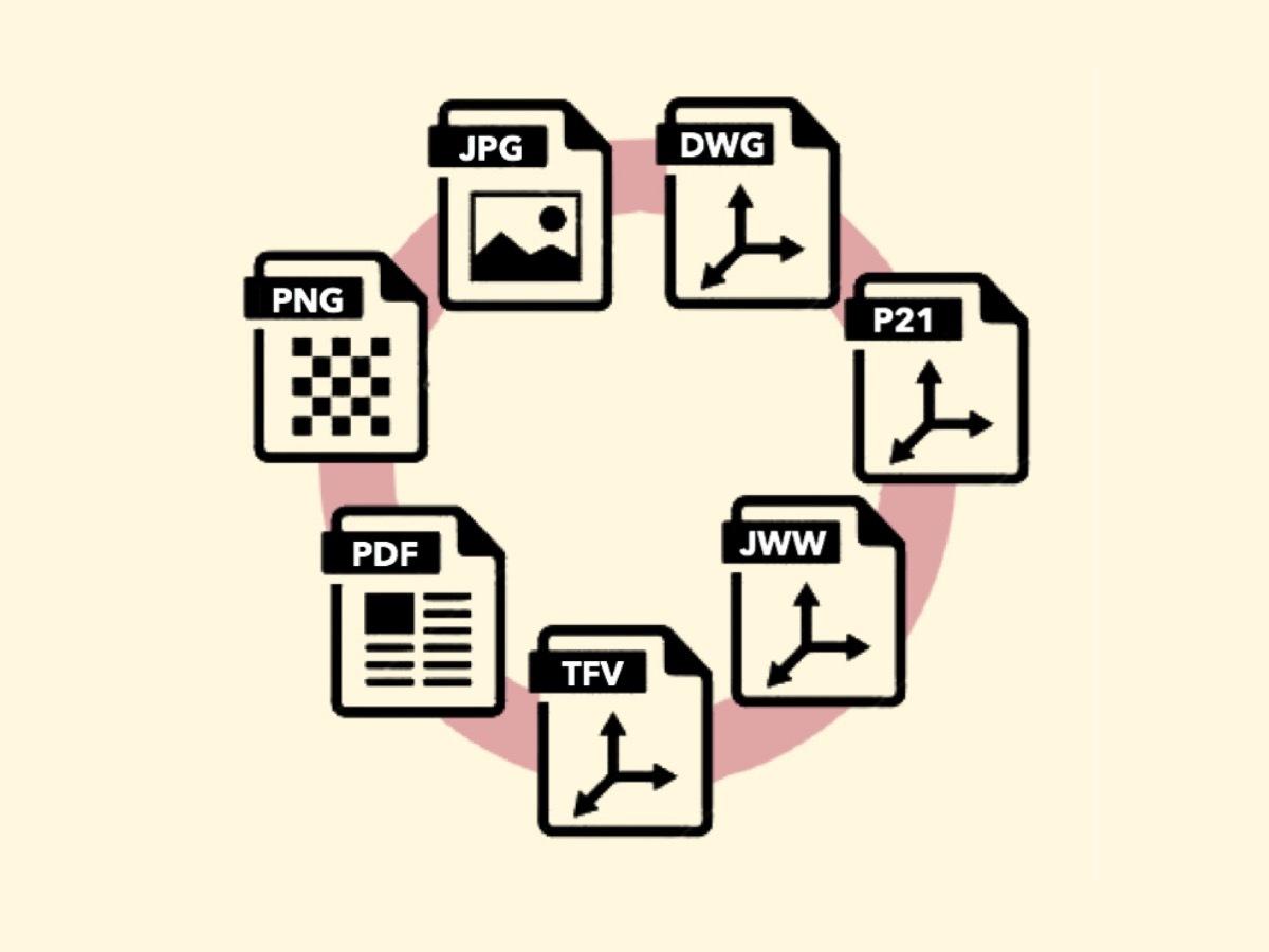 CADデータをご希望のファイル形式に変換します 〜 CADデータが見れない方へ 〜