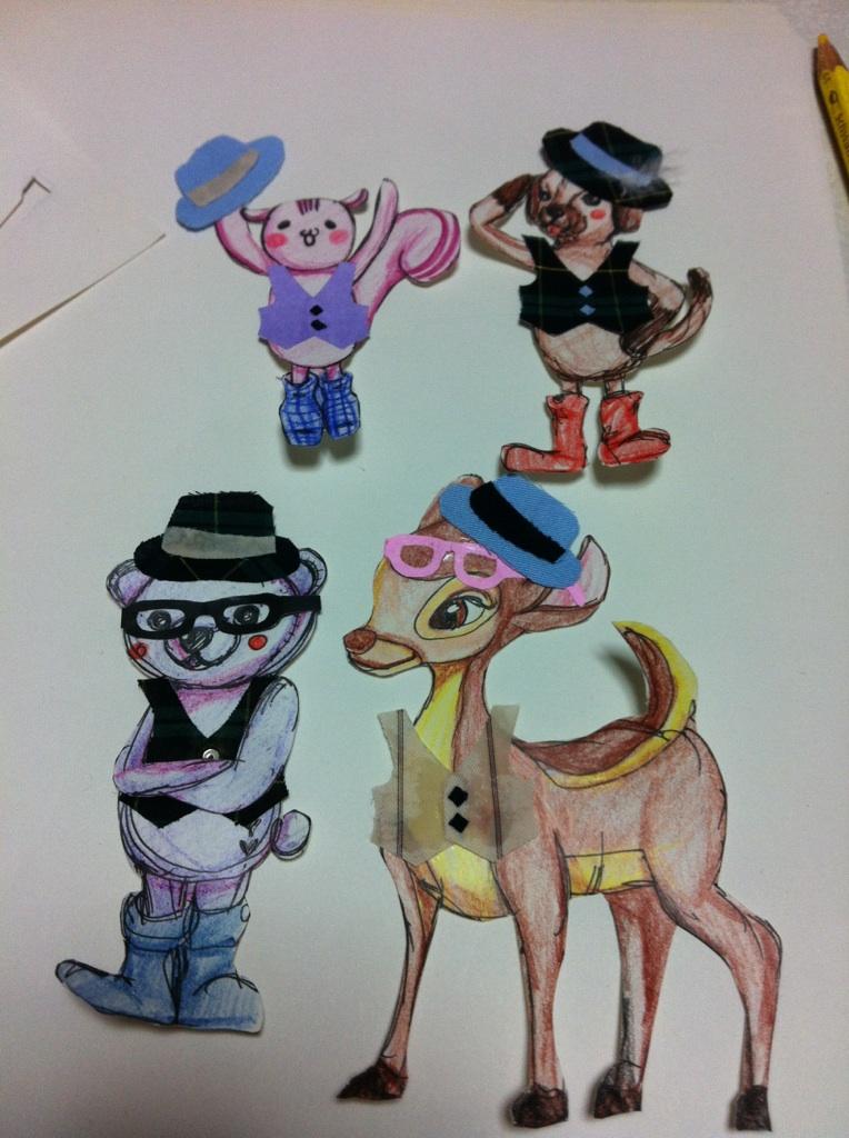 ご希望の動物のキャラクター風イラスト作成いたします☆