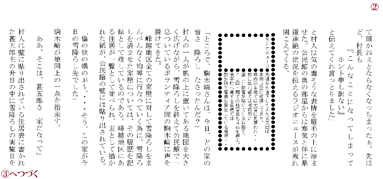 小説『新雪流態物語』をJPGファイルでお届けします 小説物語の読書が好きなかた向けの小説です イメージ2