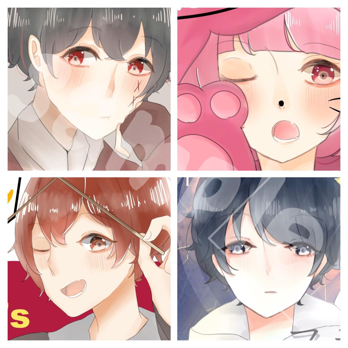 Twitterなどで使用できるアイコン描きます