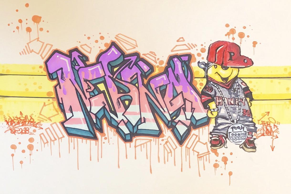 あなただけの落書き Graffiti 描きます 海外の壁に描いてあるような落書きを描きますっ その他 デザイン ココナラ