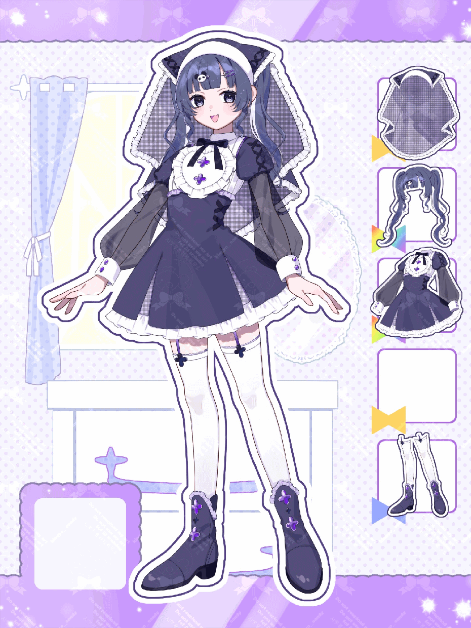 衣装デザイン&きせかえカード風イラスト制作します 新衣装や季節衣装にもおすすめ！ イメージ4