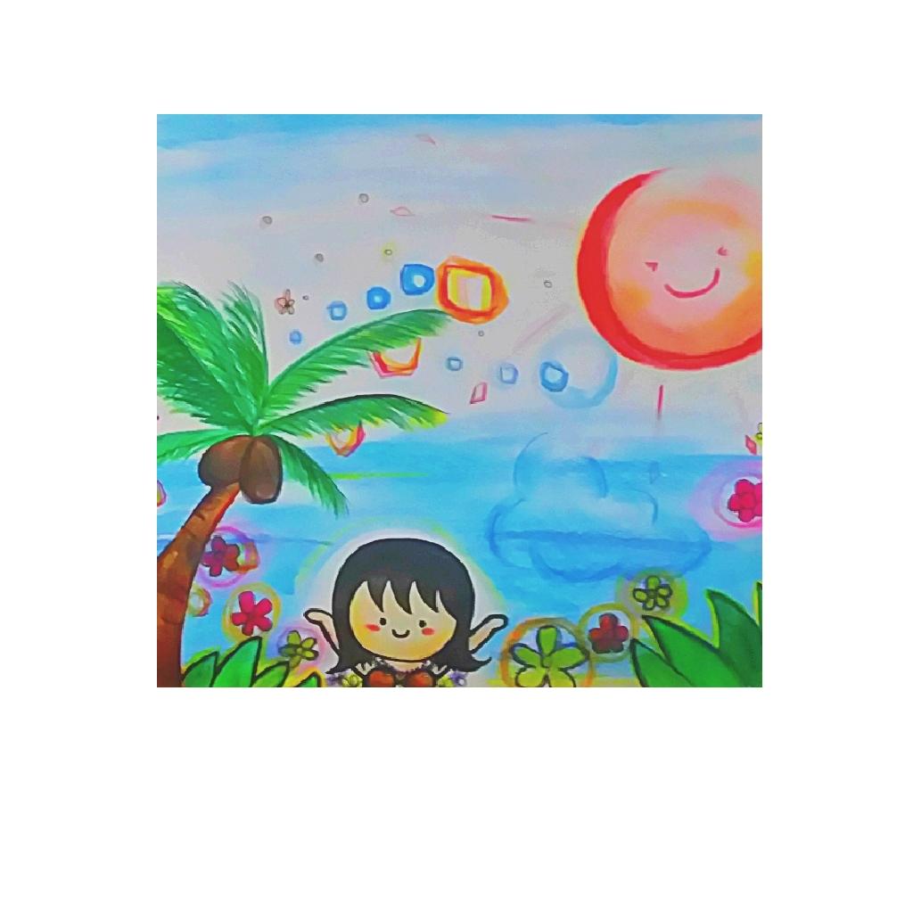 子供っぽくてほんわか可愛いイラスト描きます 子供の描いたようなかわいいゆるキャラ