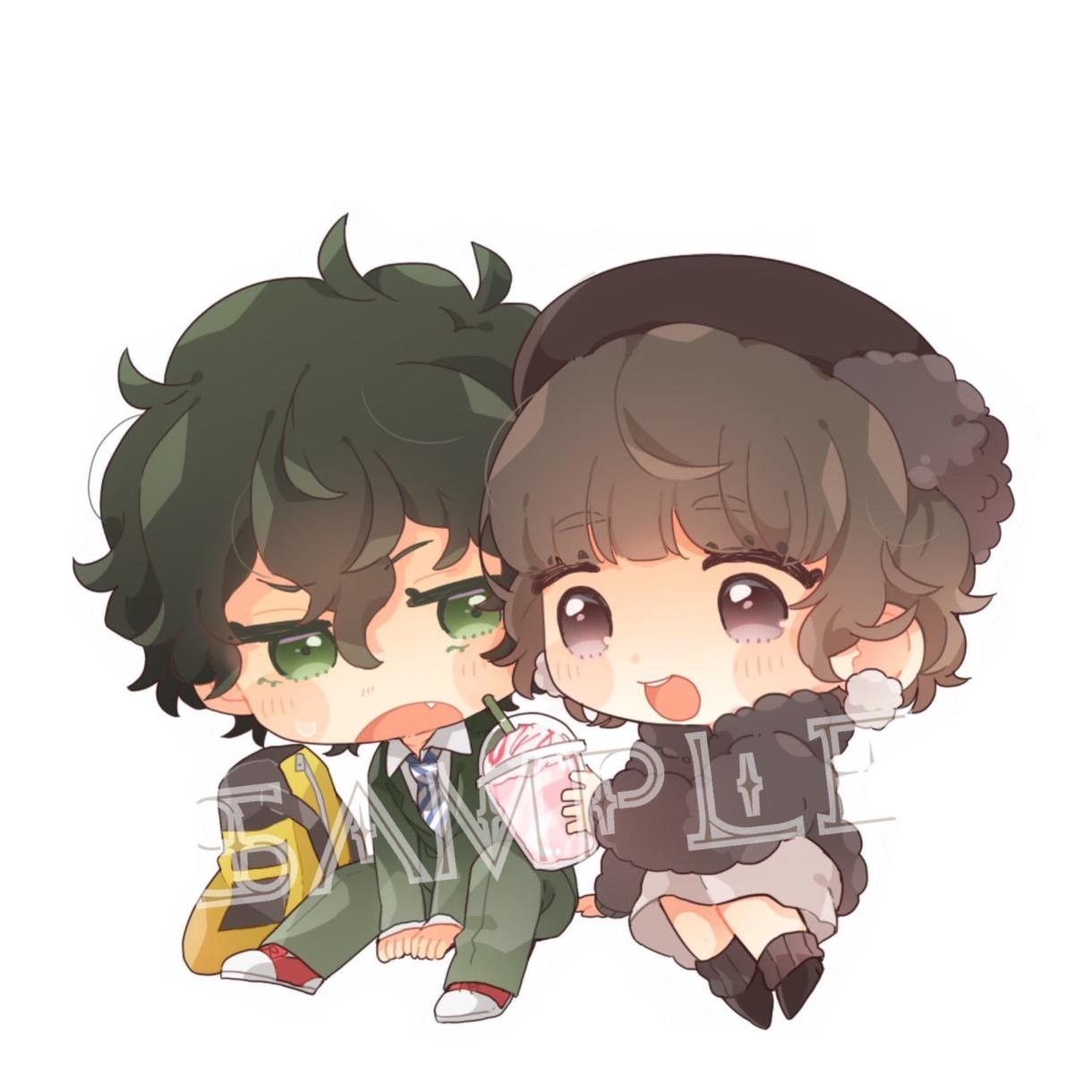 停止中/二人絵イラストオーダー 夢絵CPBLGLなど