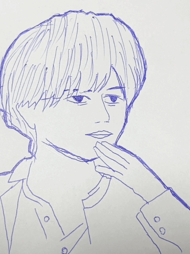 似顔絵、かわいい絵を描きます 作成はハガキまたは紙で作成します。 イメージ5