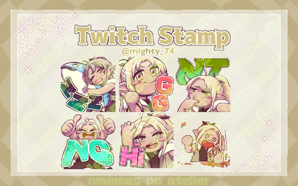 YoutubeやTwitchのスタンプ作ります アニメーションも可！可愛いスタンプをお届けします！ イメージ8