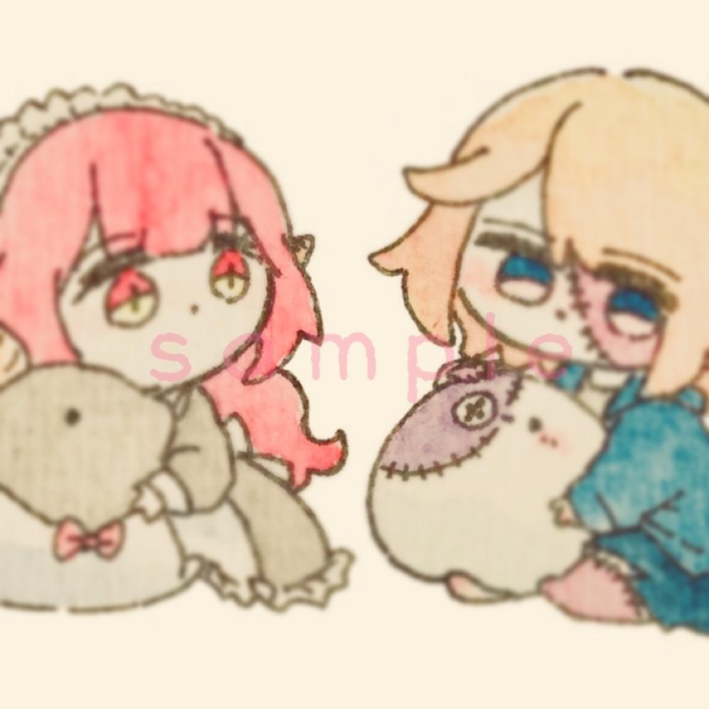 ミニイラスト描きます snsアイコンやイラストがほしいけど自分では描きたくない方へ