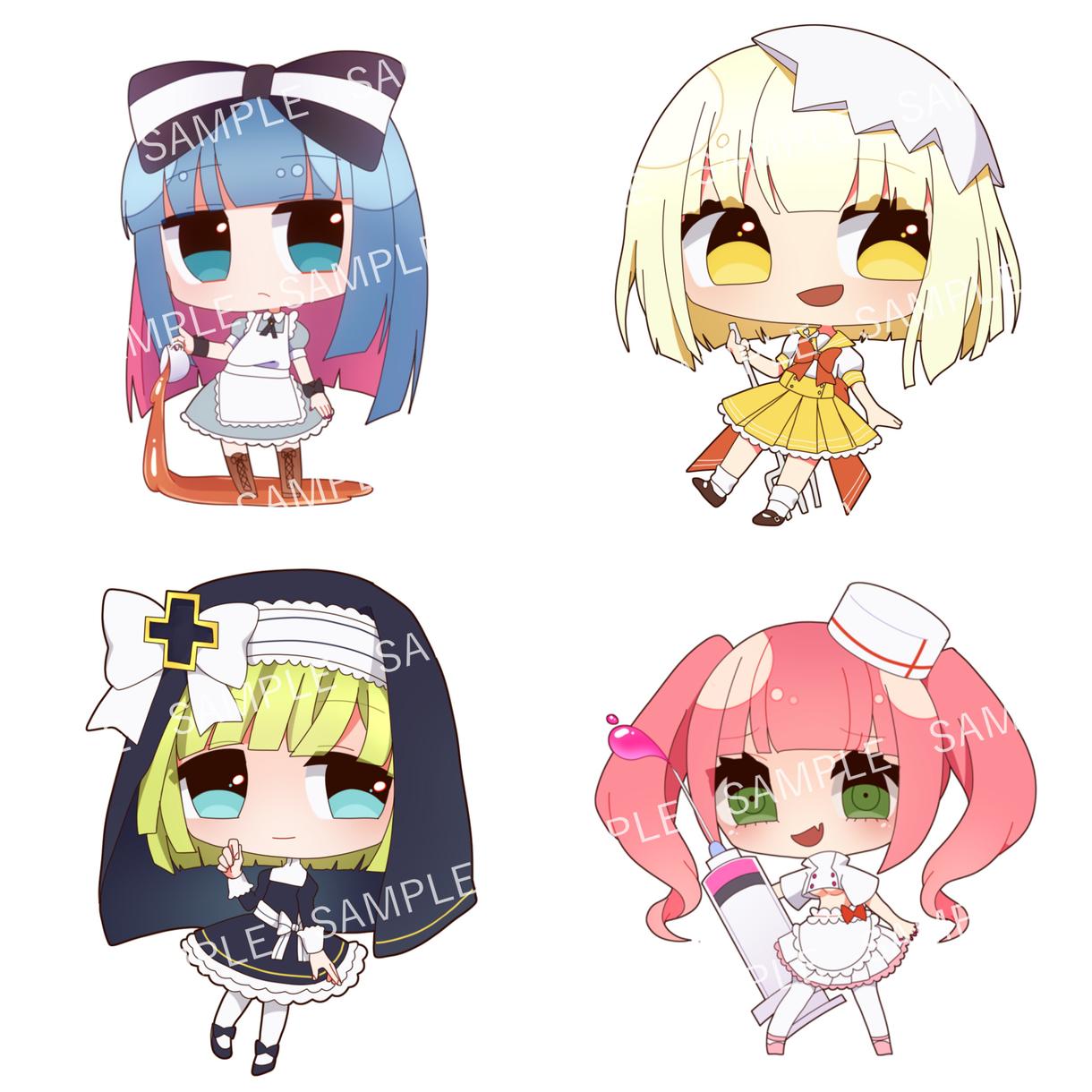 かわいいデフォルメキャラクターお描きします 創作/オリジナルでデフォルメされたイラストをお描きします!