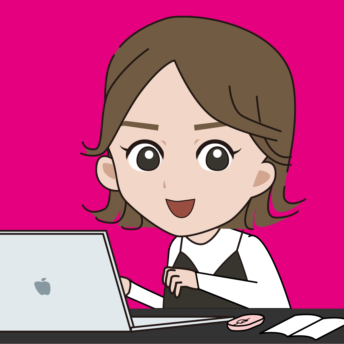 ビジネスに！デフォルメ似顔絵キャラ作成します お写真からキャッチーな似顔絵作ります1名様5000円です！ イメージ2