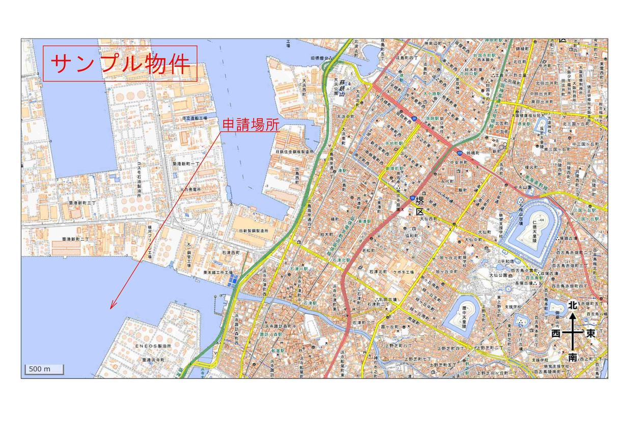 付近見取り図案内図, 付近見取図配置図 – FSNUGF