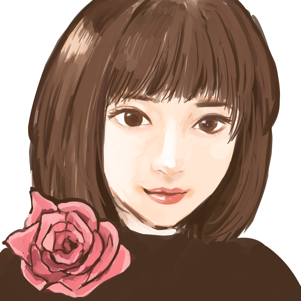 似顔絵描きます SNSのプロフィールなどにお使いいただけます。