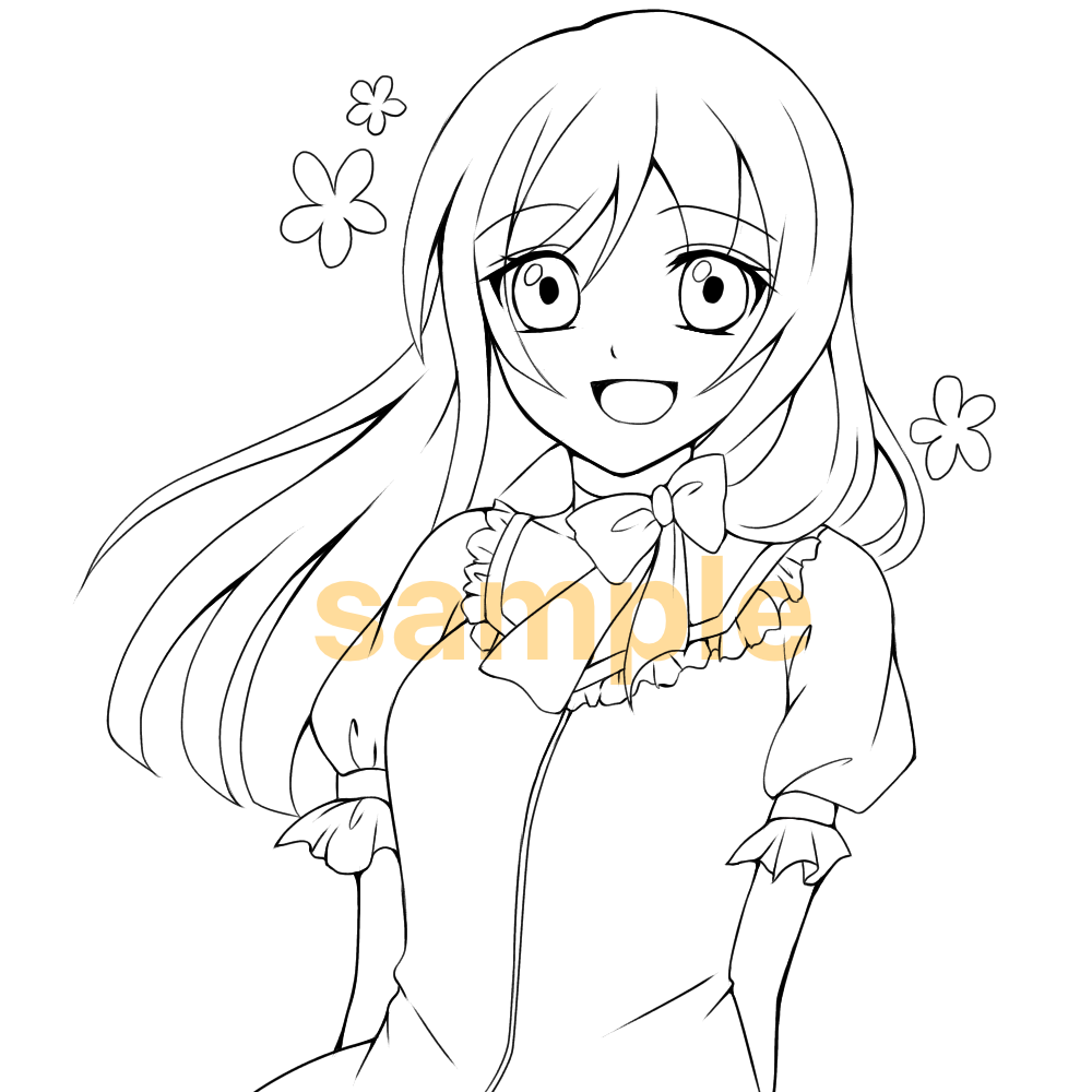 あなたの描いた下書きの線画を描きます 手書きのイラストをデジタルの線画にしてみたい方に イラスト作成 ココナラ