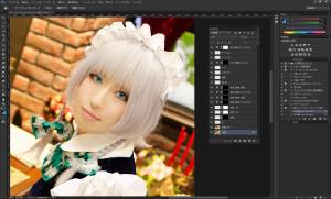 コスプレ写真・ポートレート写真の顔の美肌加工します アニメ・CGのようなツル肌に、瞳加工サービス