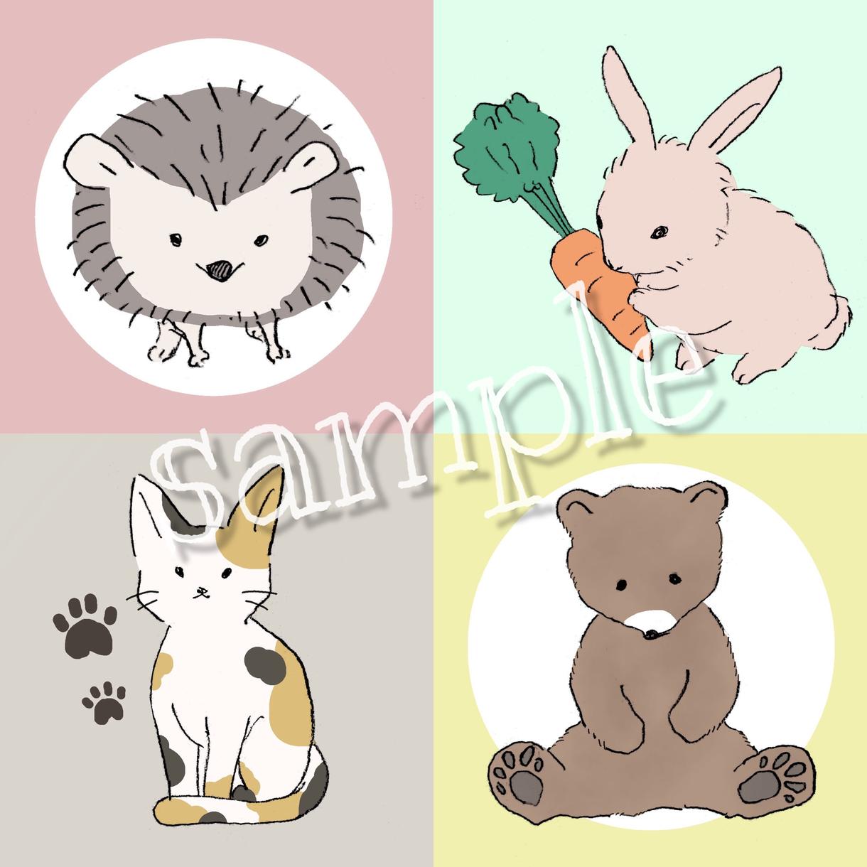SNS用アイコン描かせていただきます ゆるい生き物がお好きな方のアイコンに