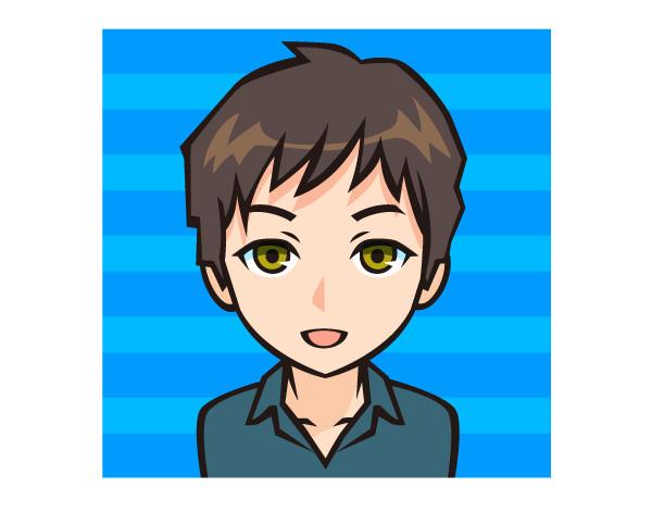 お写真をイラスト化します。アイコンにどうぞ♪