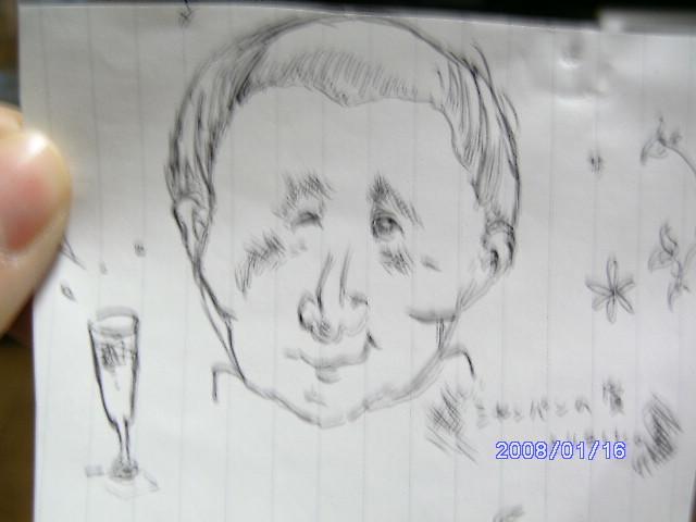 温かい似顔絵、描きます ・・・・・・えがお、届けます。