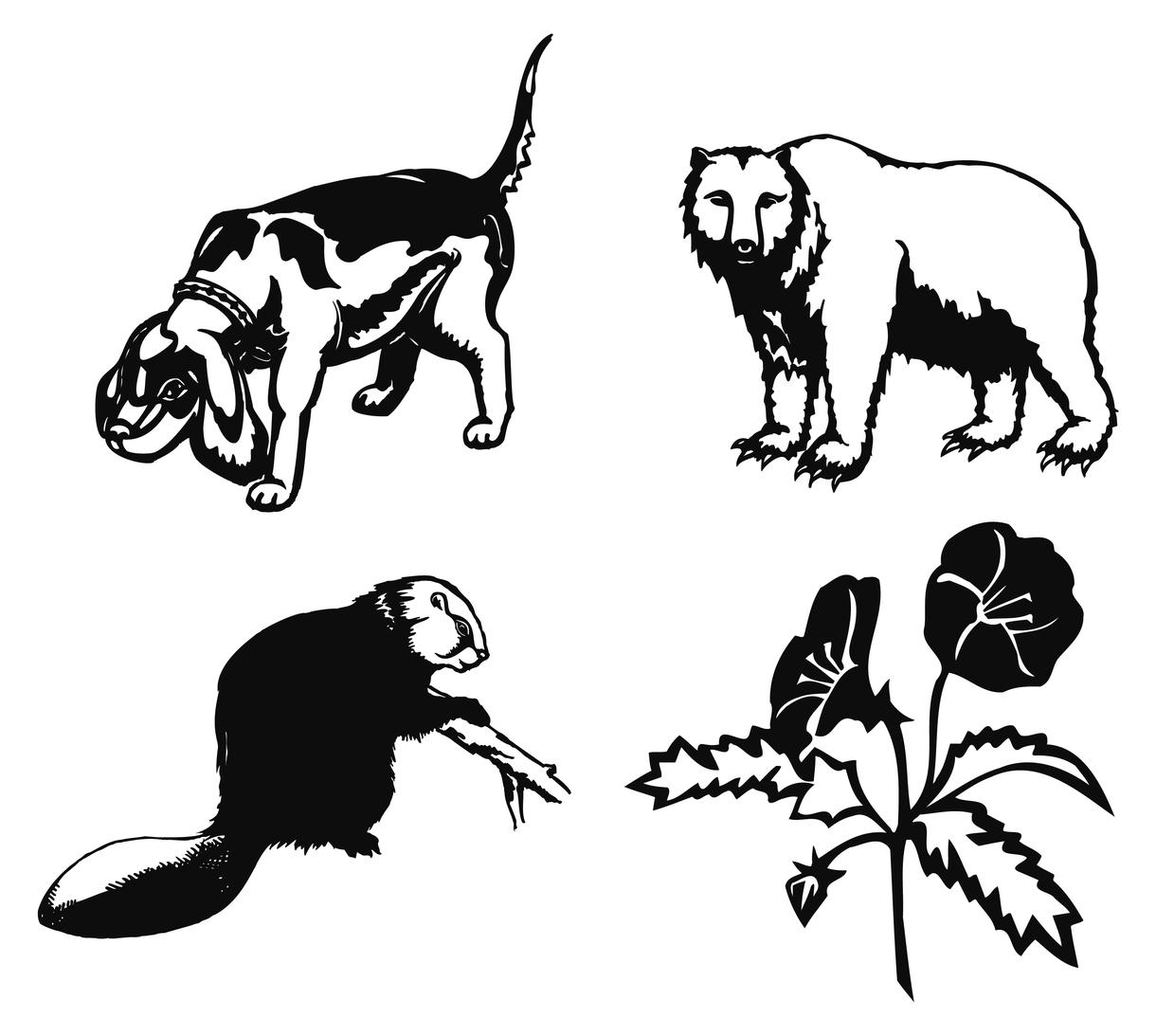 動物の.aiデータ、約300点あります さまざまな動物のイラストレーターデータをお探しの方へ