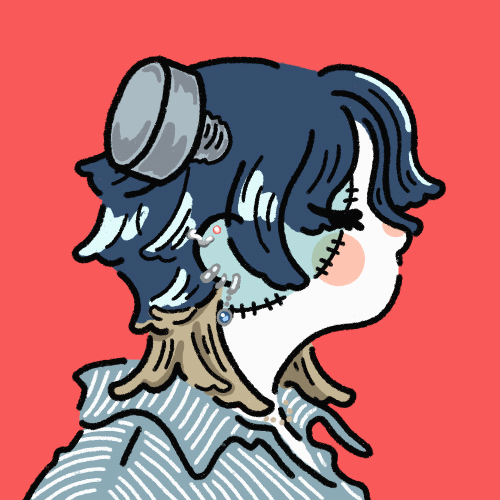 アイコンにぴったり！ポップな横顔イラスト描きます 自分の好きなファッションスタイルをアイコンにしよう！ イメージ10