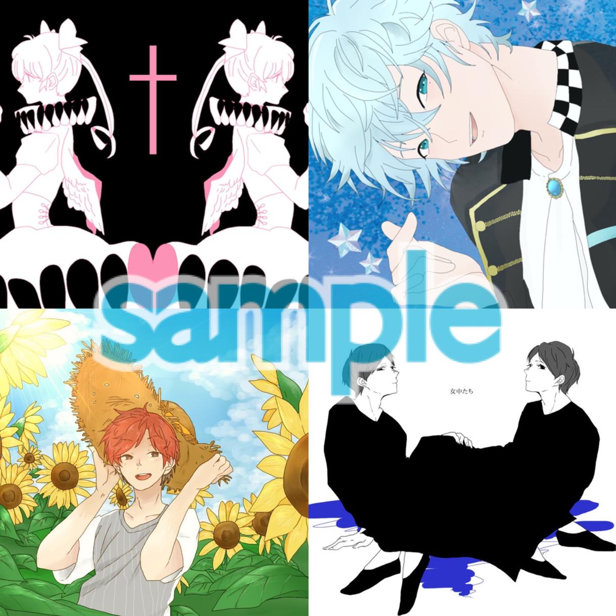 あなたの好みにあわせて描きます SNSアイコン、似顔絵が欲しい方向け