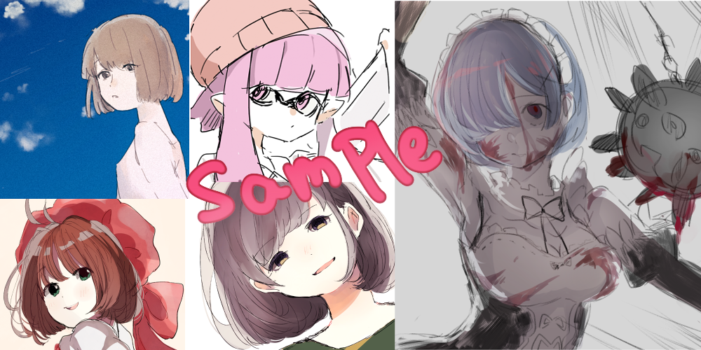 あなたへアイコンなど描きます かわいい系の絵柄のイラストなどをお届けさせて頂きます