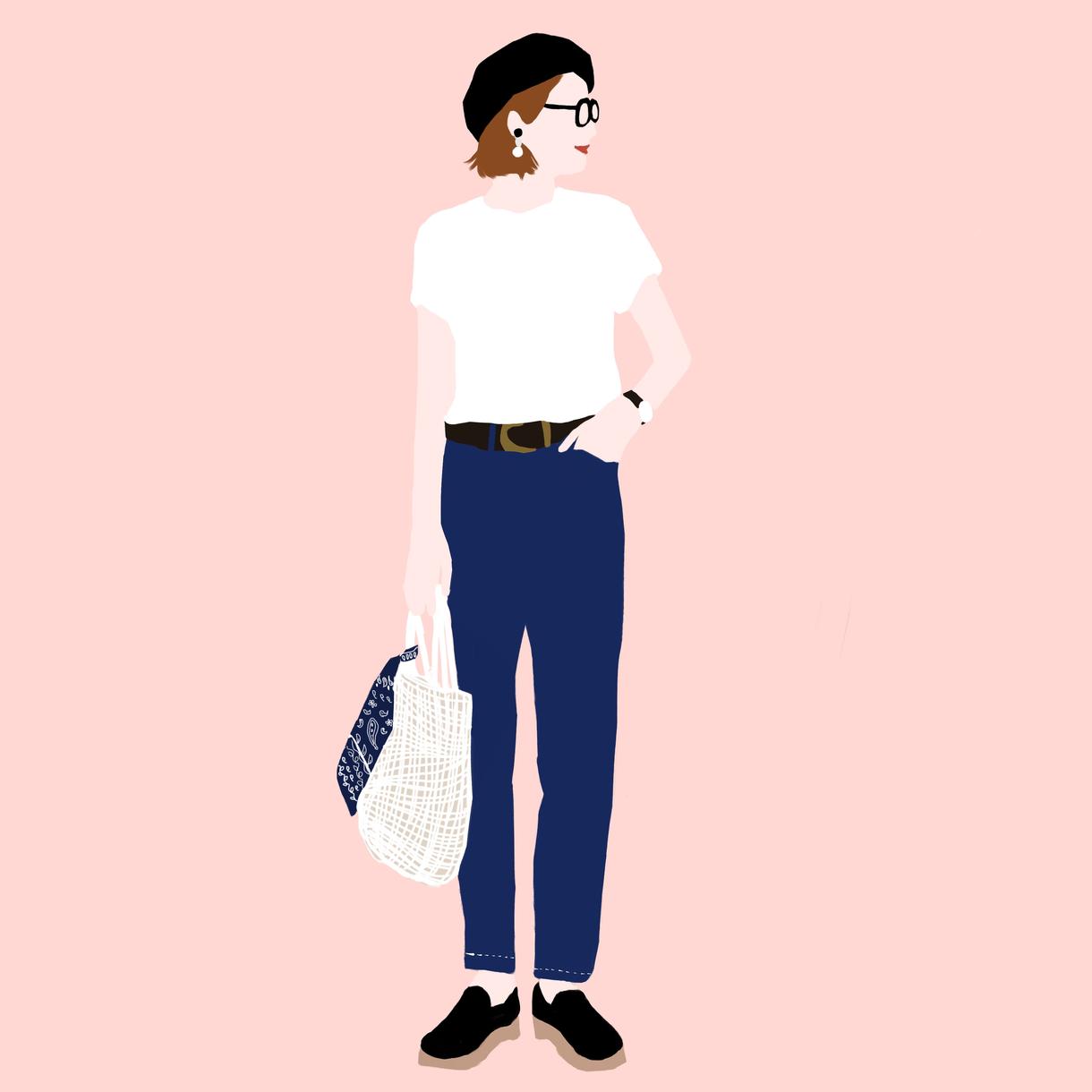 あなたのファッションイラスト、描きます instagram、ツイッター等、