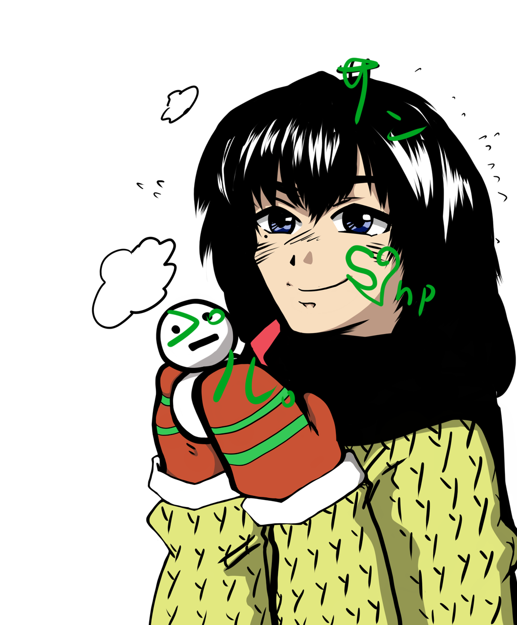 ざっくりとキャラクター描きます 漫画っぽい?絵柄でざっくり。ざっくり感が好きな人に