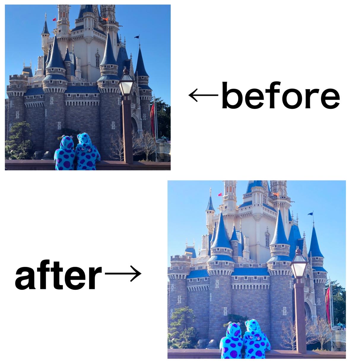 インスタ映えに加工します 普通のお写真を明るく色鮮やかな画像にします!