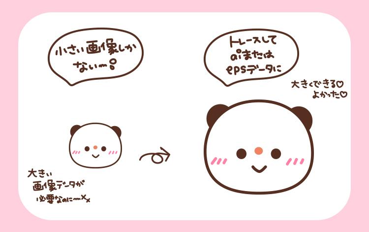 <小さい画像しかなくて困ってる方>ロゴ画像やイラストなどトレースいたします