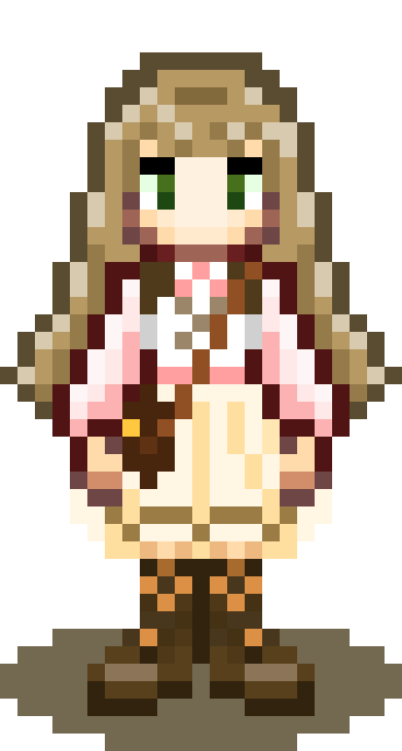 動くドットキャラクターを作成します あなただけの、ドットゲームの動くキャラクター!! イメージ1