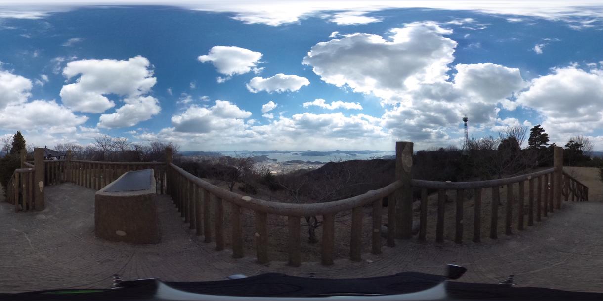 広島の360°パノラマ風景動画を撮ってお届けします