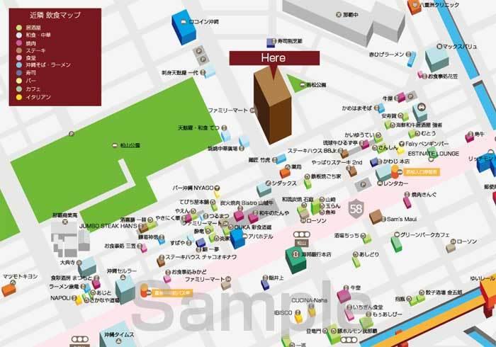 地図をオシャレに 立体感あるイラストを描きます イラストレーター形式での納品でhpやパンフなどに利用可です 建築 インテリア 図面デザイン ココナラ