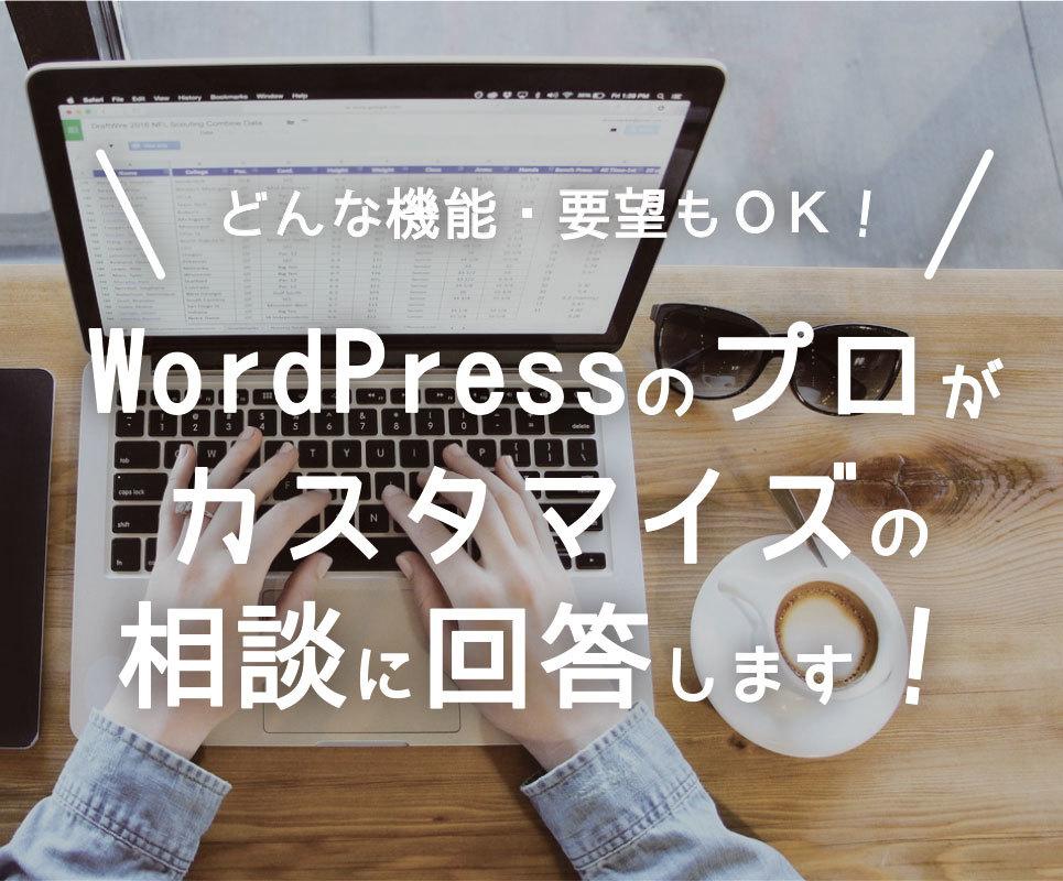 Wordpressのカスタマイズ相談のります どんな機能・要望でもOK!現役webエンジニアによるサポート