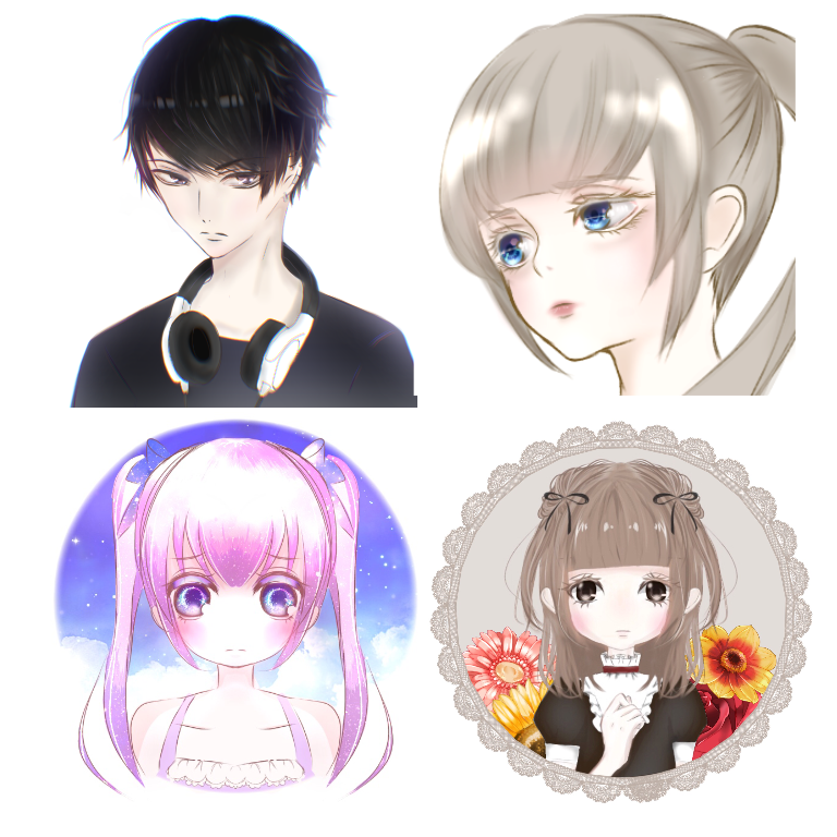 SNSで使えるアイコン描きます SNSにいかがですか?あなたのアイコン描きます。
