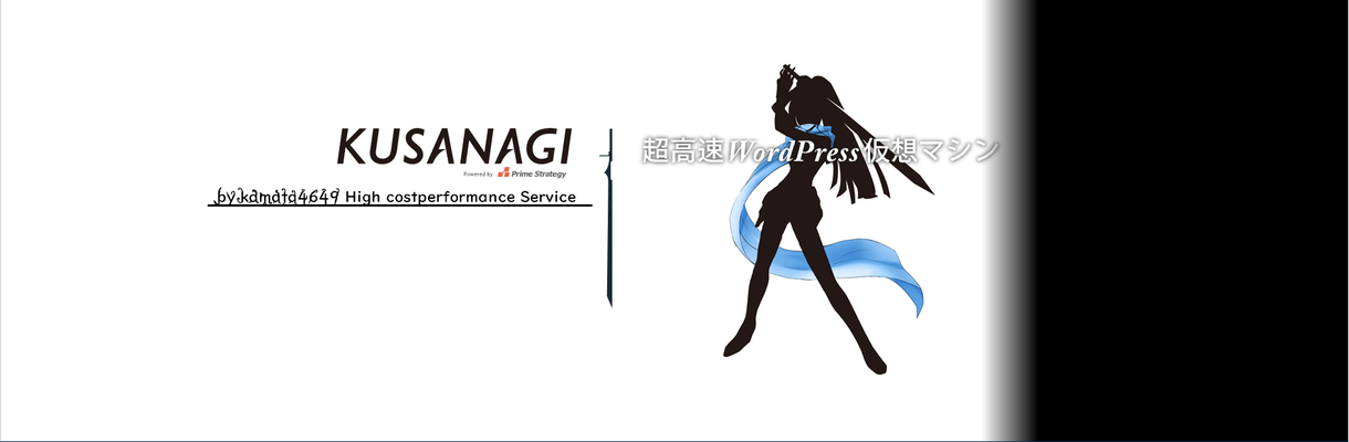 超高速VPSでKUSANAGI新規サイト作ります 強力なスタートダッシュ、利益率の向上を狙いたい方に