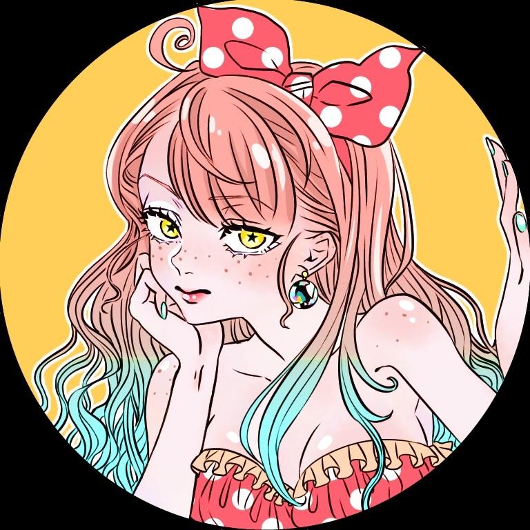 SNSで使える丸アイコン描きます 完全オリジナルの貴方だけのアイコンを制作いたします!