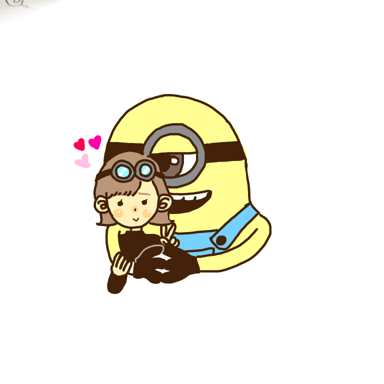 推しとワタシのイラスト書きます 推しキャラと一緒♡いつまでも仲良く♪