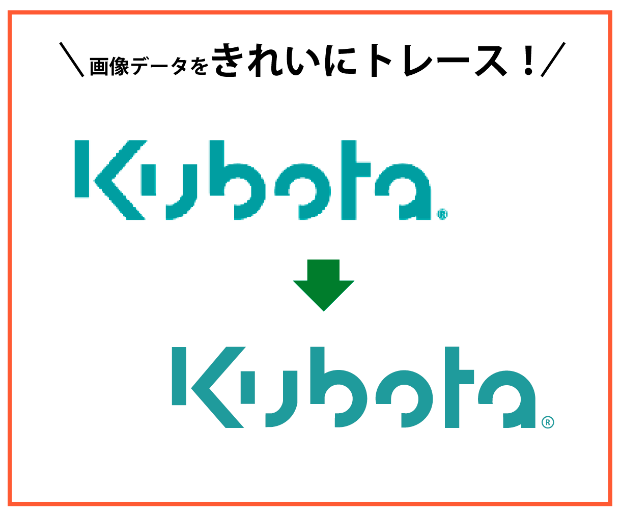 ロゴやイラストの画像を、データ化（Ai化）します 丁寧・迅速・綺麗！なトレースお任せください！ イメージ3