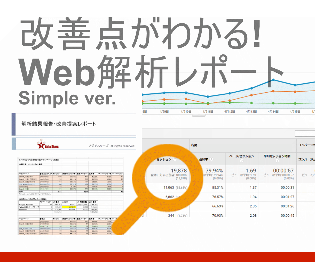 改善点がわかる!Web解析を行います ホームページの何が悪いのか?? イメージ1
