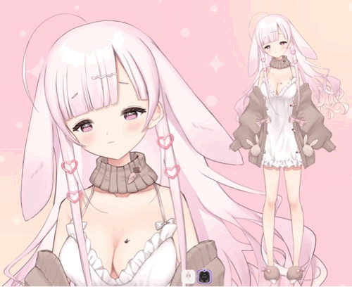 Vtuber・Live2D用立ち絵制作いたします キャラデザ・パーツ分けも可能な立ち絵を制作します イメージ2